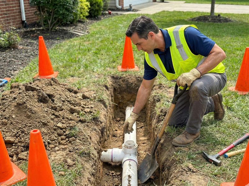 Sewer line repair